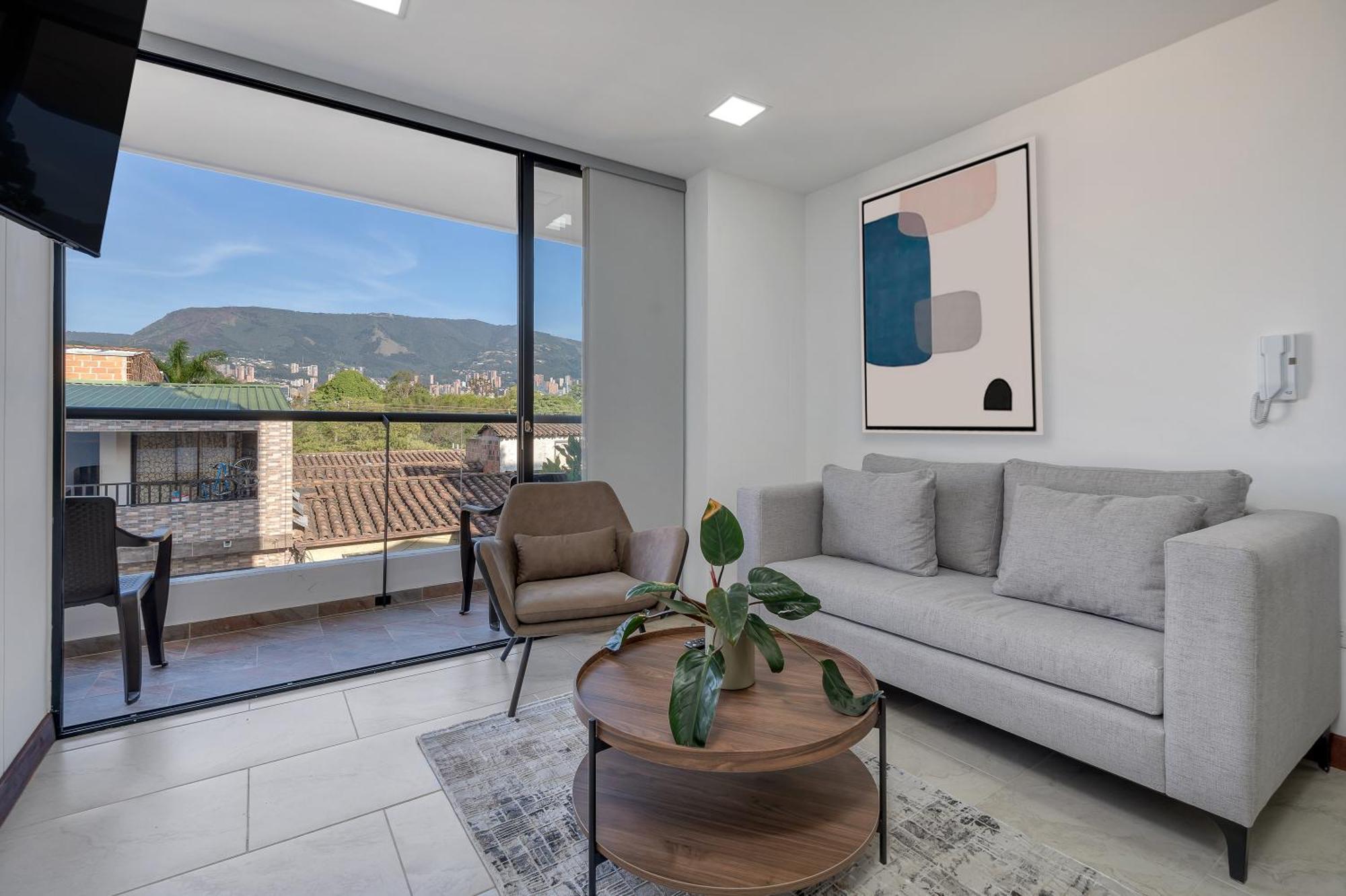公寓 Medellin- Cerca Al Poblado - 301